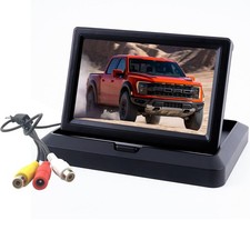 5 inch Foldable TFT LCD Backup Camera Monitor only Rear View Reverse Display ...