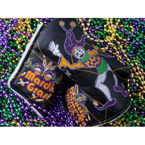 Scotty Cameron 2012 Mardi Gras Jester Headcover Black 2012 Putter Cover 99895