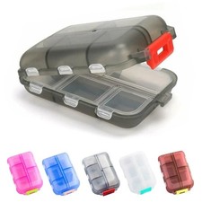 10 Grids Pill Case Portable Weekly Travel Pill Organizer Pocket Pill Box