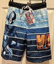 Marvel Avengers Swim Trunks Boys Size 8 NWT