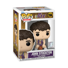 John Stockton (Rookie Season) Funko Pop Basketball 197 W/ Protector