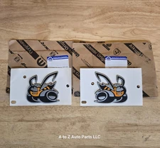 NEW 2025-2026 Dodge Charger SCAT PACK  Dr/Pass Fender Nameplates / Emblems, OEM