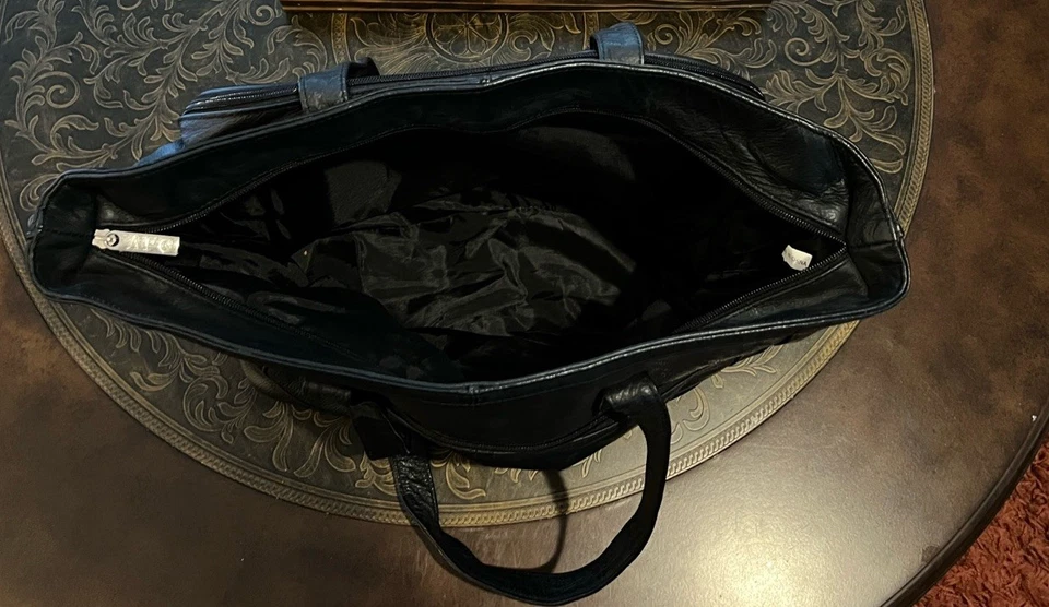 APC Leather Tote Bag Shoulder Bag Black VERY NICE - Image 3 of 4