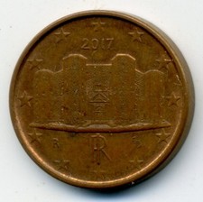 Italy 1 euro cent 2017    Combined Shipping