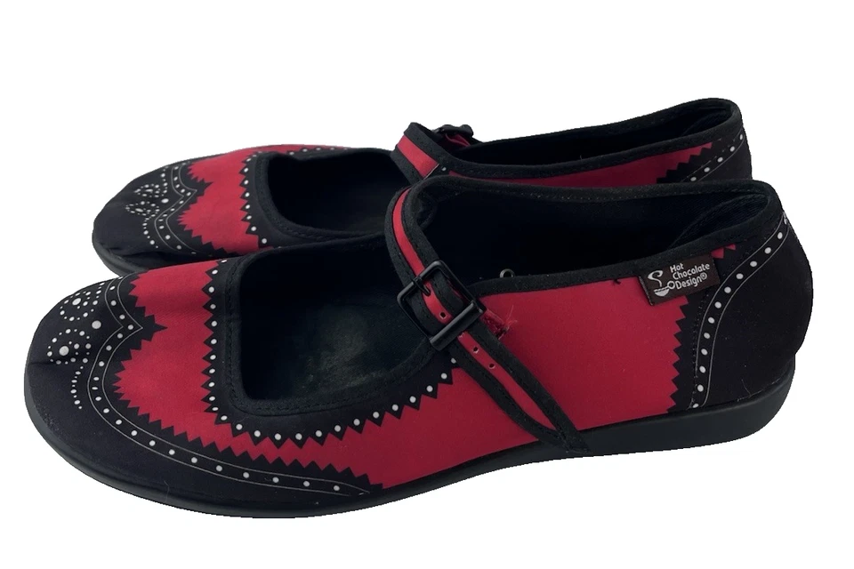 Zapatos planos para mujer Hot Chocolaticas Havana Mary Jane diseño chocolate talla 41 Foto 3 de 4