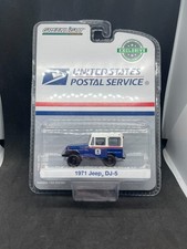 GREENLIGHT 29998 1:64 1971 JEEP DJ5 UNITED STATES POSTAL SERVICE USPS BLUE/WHITE