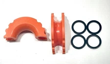D Ring Shackle Isolators Kit 3/4 Orange
