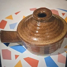 Stoneware Cookware Baking Microwave Cooker Speckled Brown