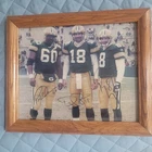 Signed Framed Photo Green Bay Packers Rob Davis, Doug Peterson  & Ryan Longwell