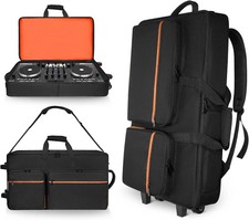 Rolling DJ Controller Case for DDJ-400/800/1000/FLX4/FLX2/REV7/REV5/GRV6, 29  Wa