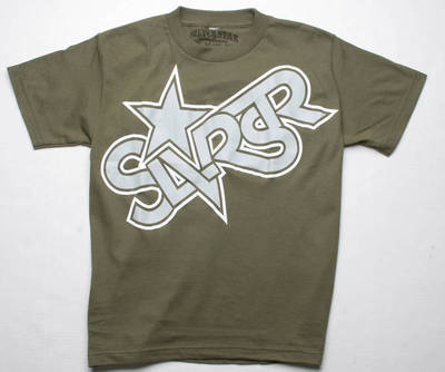 SILVER STAR LOGO TEE (GREEN) S | eBay