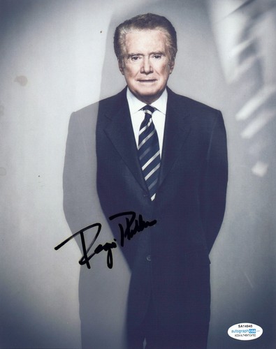 Regis Philbin Signed 8x10 Photo "Who Wants to Be a Millionaire?"  Autograph ACOA
