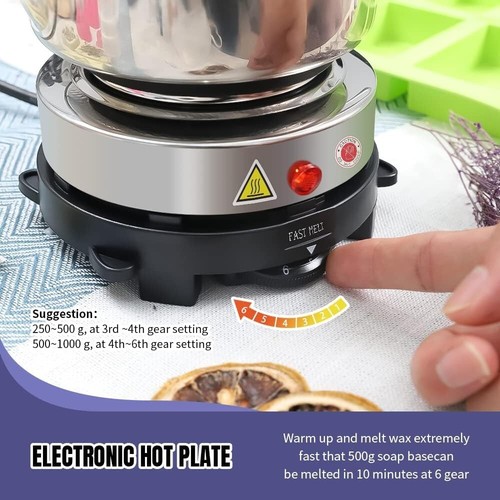 Eco-Friendly Soap Making Supplies Set with Silicon Mold & Quick Melt Technology - Picture 4 of 10