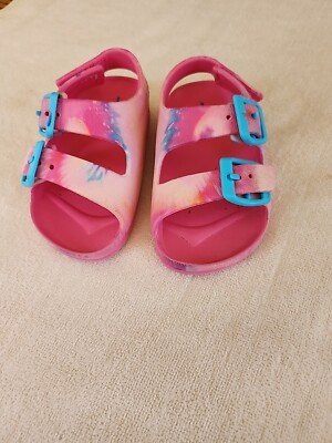 Toddler Girl Skechers Cali Strap Water Shoes Size Rubber Plastic