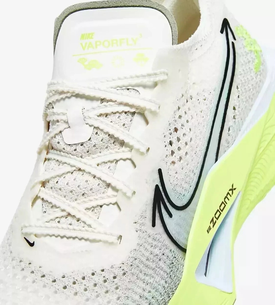 NIKE Zoomx Vaporfly Next% 3 Sail Glacier Blue-Volt HQ3450  display picture 1