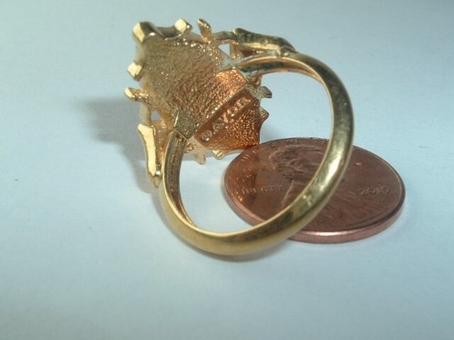VINTAGE AVON CAMEO RING SIZE 7.75 - 第 3/3 張圖片