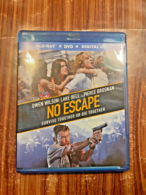 No Escape Blu-ray DVD Owen Wilson Pierce Brosnan Lake Bell Action