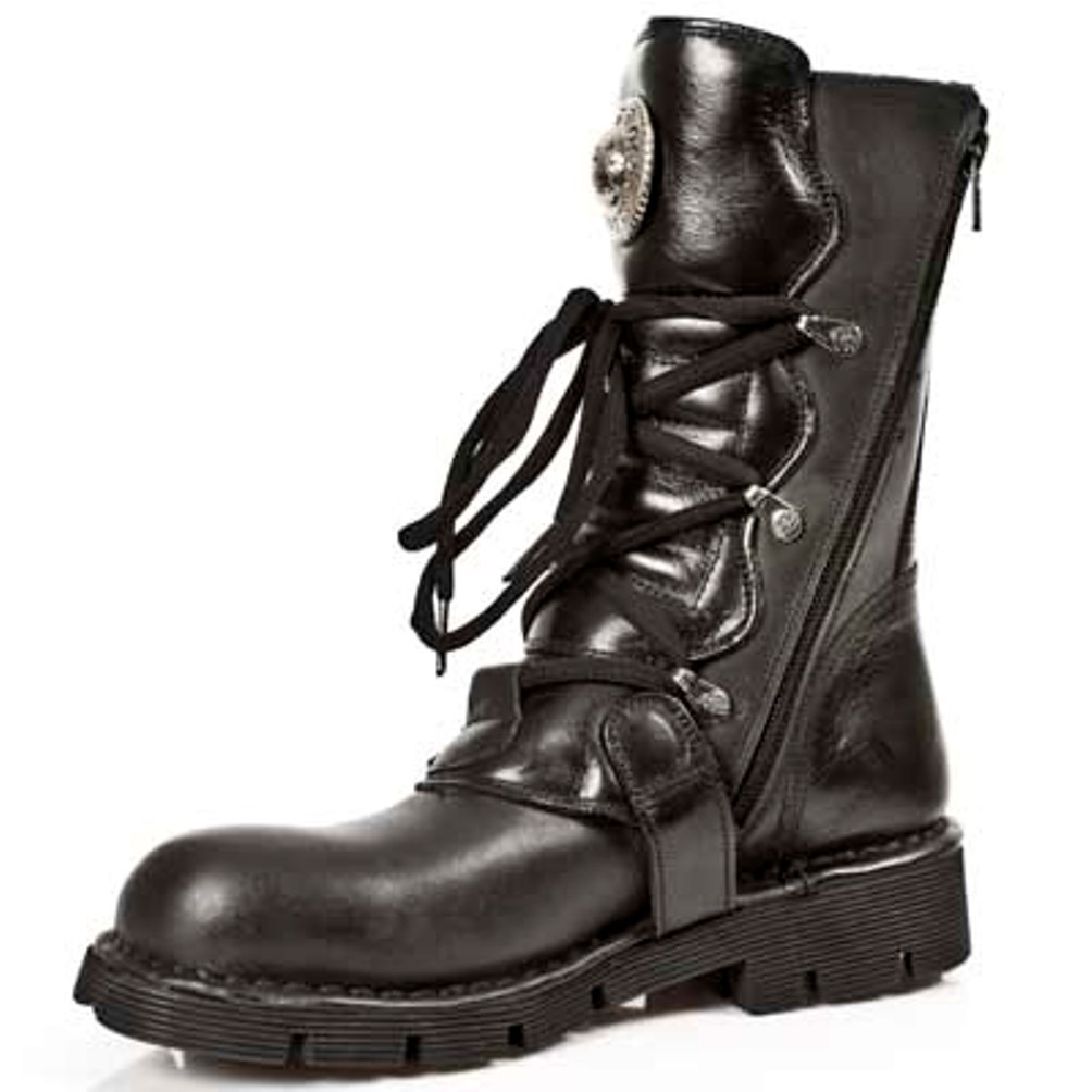 NEW ROCK Newrock Unisex Punk Boots Style M.1473 S1 Black Reactor 