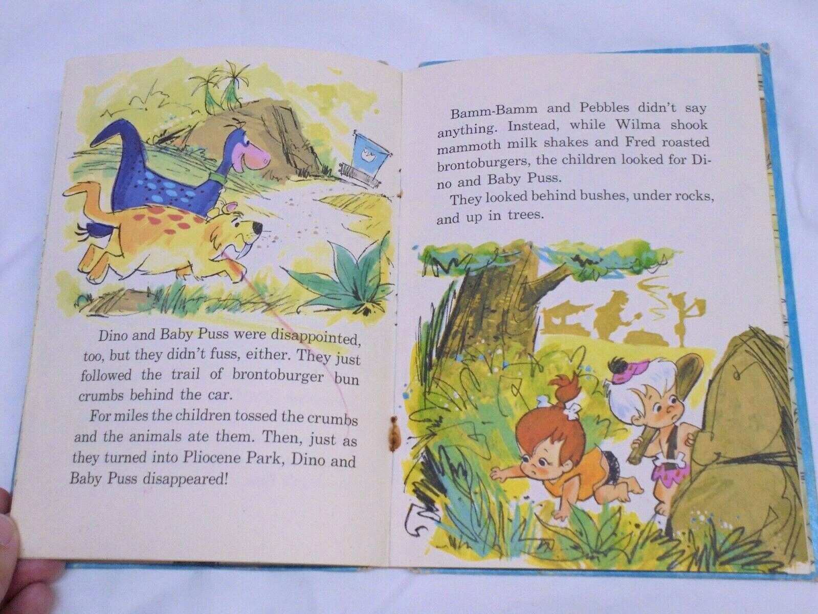 Vintage 1965 The Flintstones Picnic Panic Book Hardcover eBay