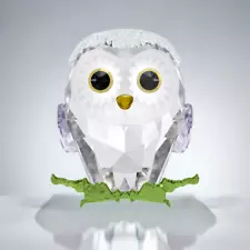 Swarovski Crystal Idyllia Baby Owl Figurine Decoration White 5684483 NEW