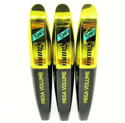 3 x L'OREAL loreal MEGA VOLUME miss manga Punky Mascara GREEN / grün