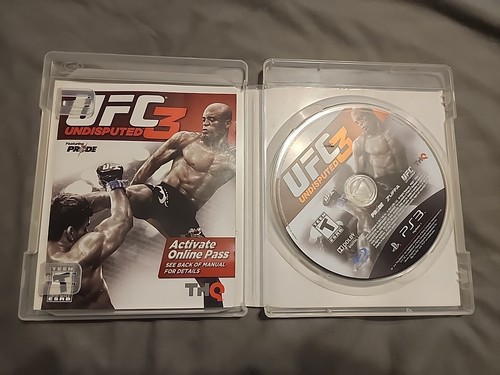 UFC Undisputed 3 (Sony PlayStation 3 PS3) Complete W/Manual Tested Black label - Picture 4 of 4