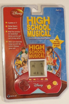 DISNEY HIGH SCHOOL MUSICAL Electronic Handheld Game 5 Games In 1 Video Game NEW.