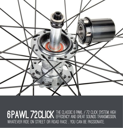 Mountain Bike Wheelset 26/27.5/29er Rim 72 Ring 4Bearing Thru QR 8-12s MTB Wheel - Picture 10 of 18