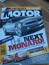 MOTOR Car magazine AUG 2006 VXR HSV XR5 M3 RAPIDE M6 MPS FXX TT CLS63 159 E63 S6