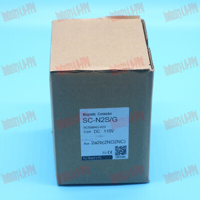 Fuji SCN2S/1 SC-N2S 2A2B AC 100/110V CONTACTOR 2N/O 2N/C AUX (22KW AC3