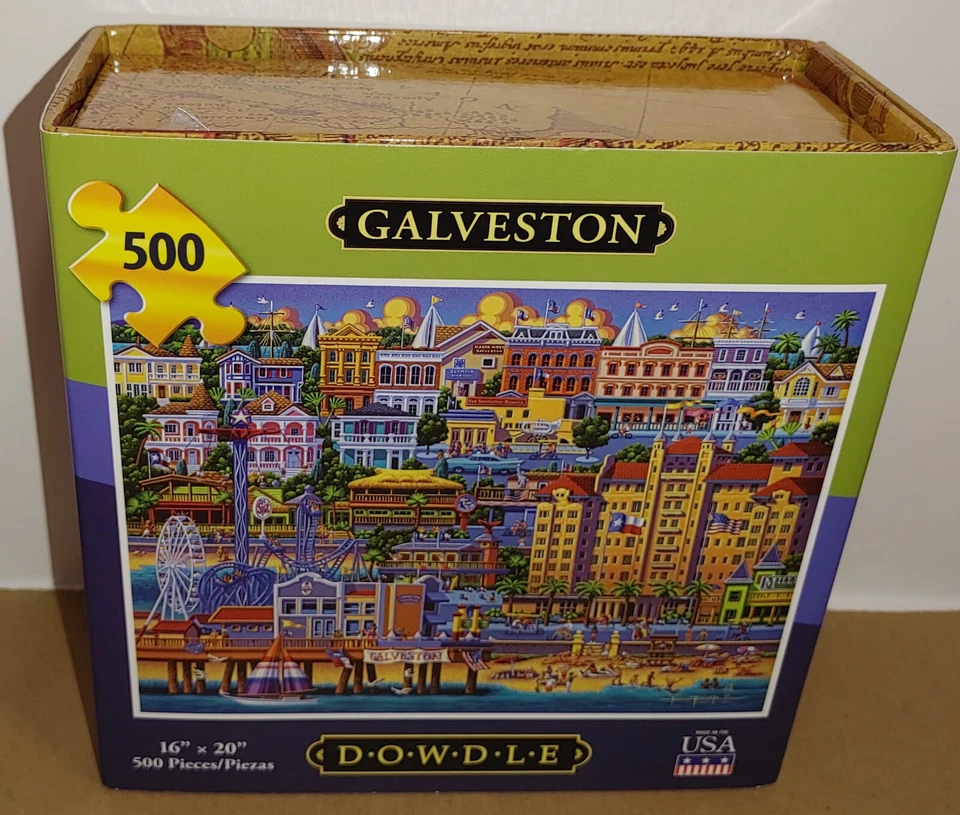 Dowdle "Galveston" Puzzle 500 Pieces Bagged - Complete - Image 2 of 4