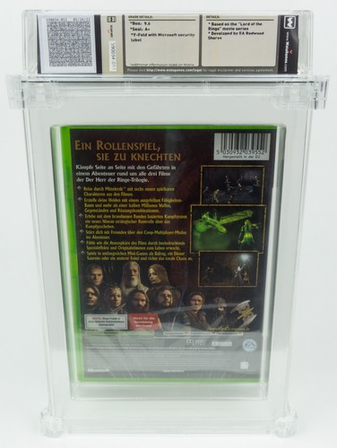 Xbox *Der Herr der Ringe: Das dritte Zeitalter* Sealed WATA 9.6 A+ no VGA - Picture 3 of 9
