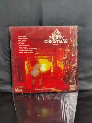 A VERY MERRY CHRISTMAS VOLUME 5 PERRY COMO HENRY MANCINI (VG) VINYL LP RECORD