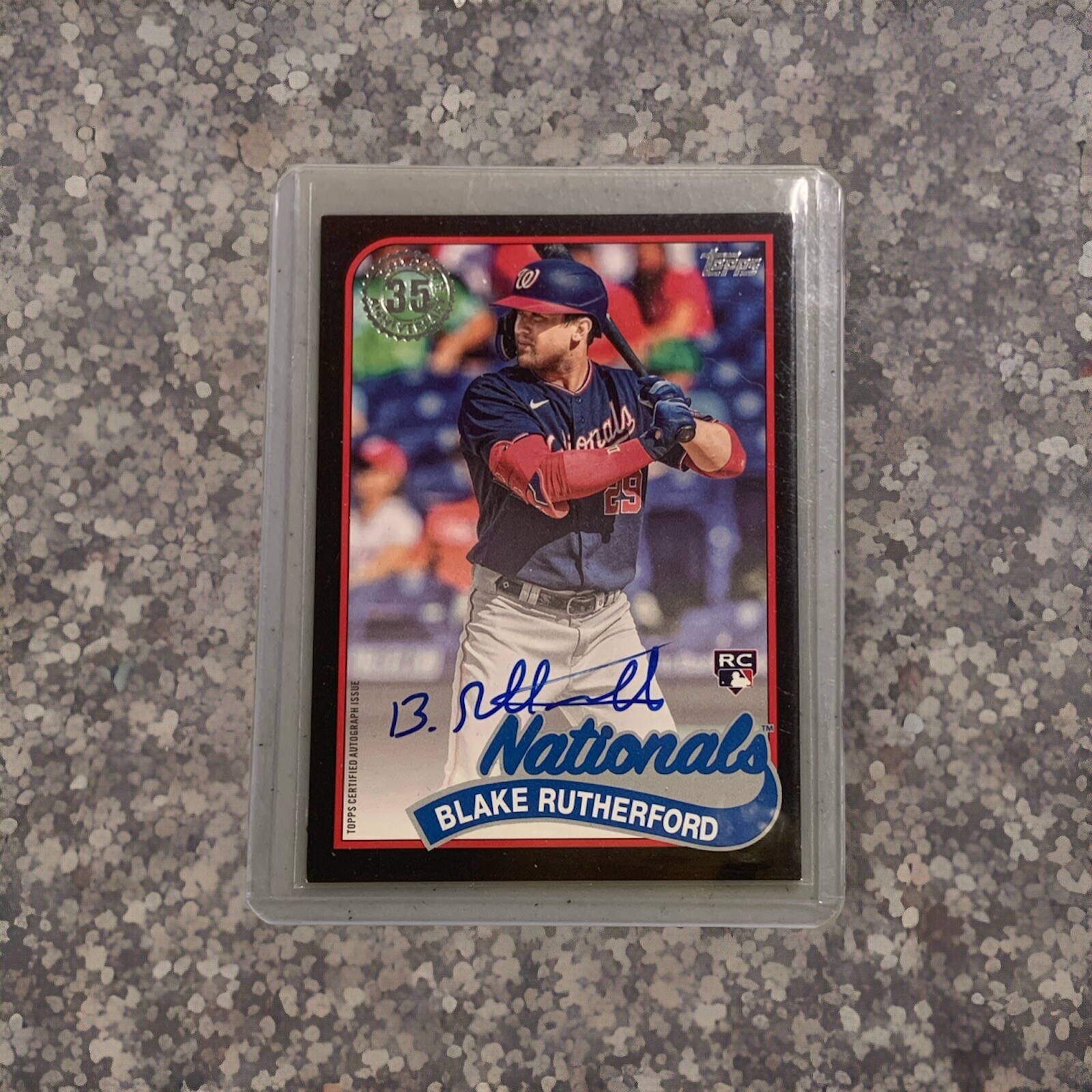 2024 Topps Series 2 - 1989 Topps Baseball Autographs Blake Rutherford ...