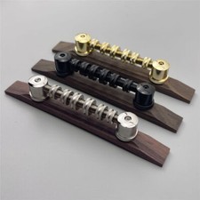 Stainless Steel Guitar Space Control Adjustable Roller Bridge Ebony Fit Gretsch