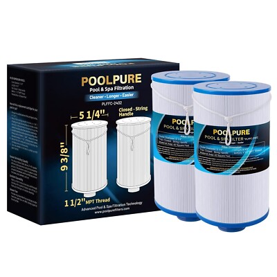 POOLPURE Spa Filter Replaces Watkins 303279 PFF42TC-P4 78460 FC-2402 Lifesmart