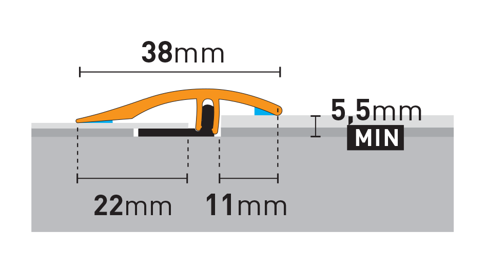 Carpet / Floor To Tile / Vinyl / Laminate / Wood Door Strip Bar Height Variant eBay