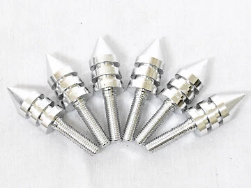 Tornillo de perno de pico plateado 6 piezas para Yamaha Royal Road Star Warrior Midnight Foto 4 de 4