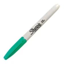 30127 Sharpie Permanent Marker, Fine Point, Aqua Ink, Pack of 1