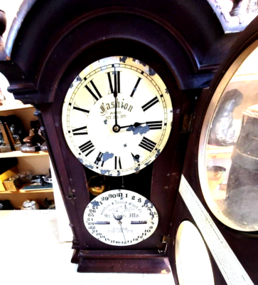 ANTIQUE SETH THOMAS 1875 FASHION CLOCK/SOUTHERN CALENDAR CLOCK | eBay