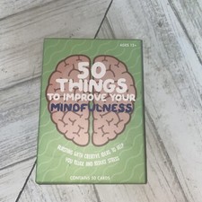 50 Things To Improve Mindfulness Activity Cards