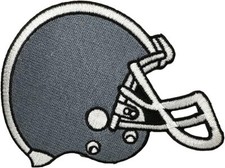SPORTS FOOTBALL HELMET Patch - Iron On / Sew On Embroidered Rayon Patch - 4"x3"