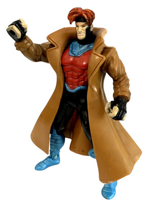 Toy Biz 1998 X-Men vs Street Fighter Video Game Super Stars Gambit Action Figure