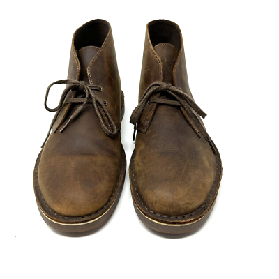 Clarks Bushacre Chukka Desert Boot Brown Mens 10.5 Nubuck  display picture 1