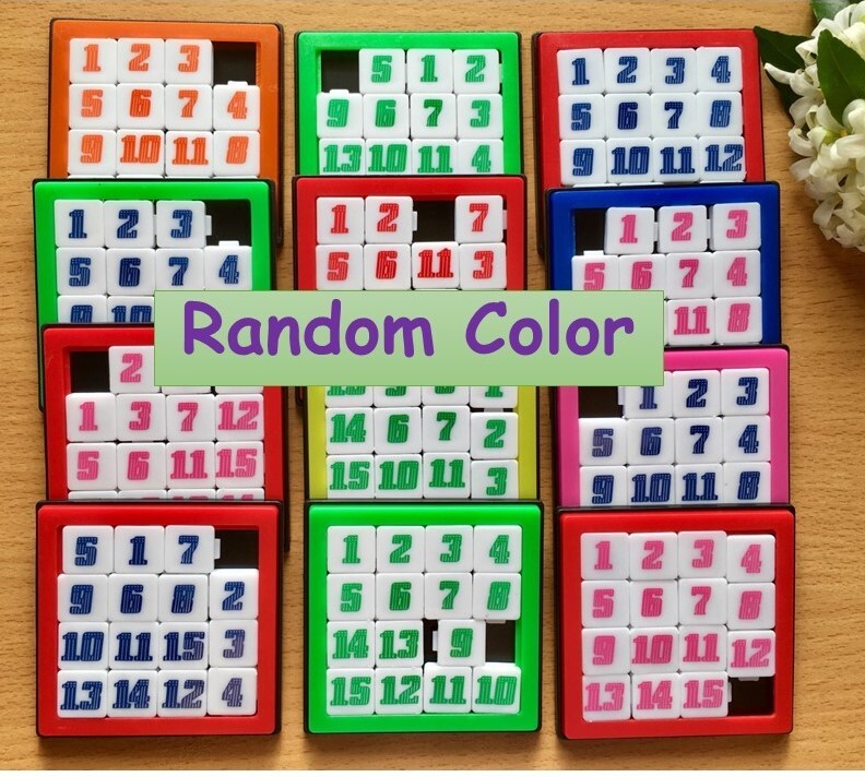 JIGSAW FIFTEEN NUMBER SLIDING SLIDE PUZZLE GAME BRAIN TEASER