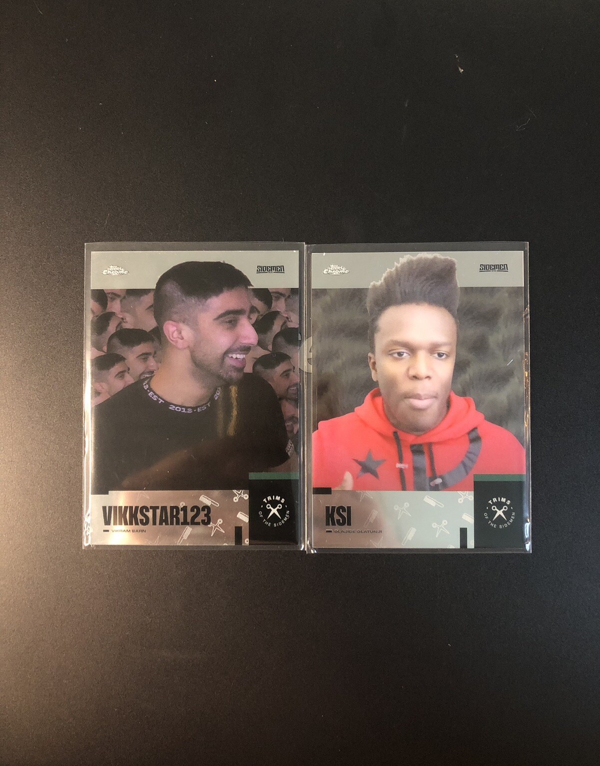 Sidemen Topps Cards Trims Of The Sidemen Vikstar123 And KSI eBay