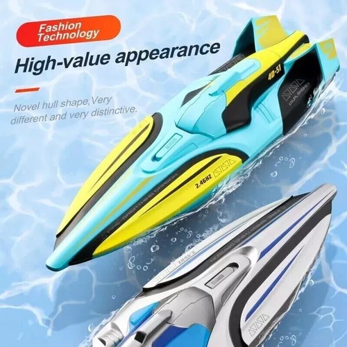 Kids Outdoor Racing Ship Toy Gift RC Boat Remote Control Speed Boat Collection - Picture 236 of 244