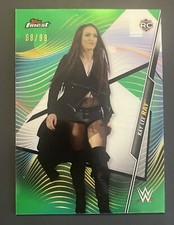 2020 WWE Topps Finest Kay Lee Ray Alba Fyre RC Green Refractor /99