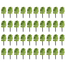 40 Pcs Model Trees Train Railroad Diorama Wargame Park-Scenery HO OO Scale 1:100