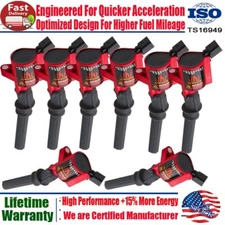 Set Of 8 DG508 Ignition Coils Pack For Ford F-150 Xlt F-250 4.6L 5.4L FD503 2005
